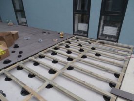 príprava terasy na poklladku dlažby